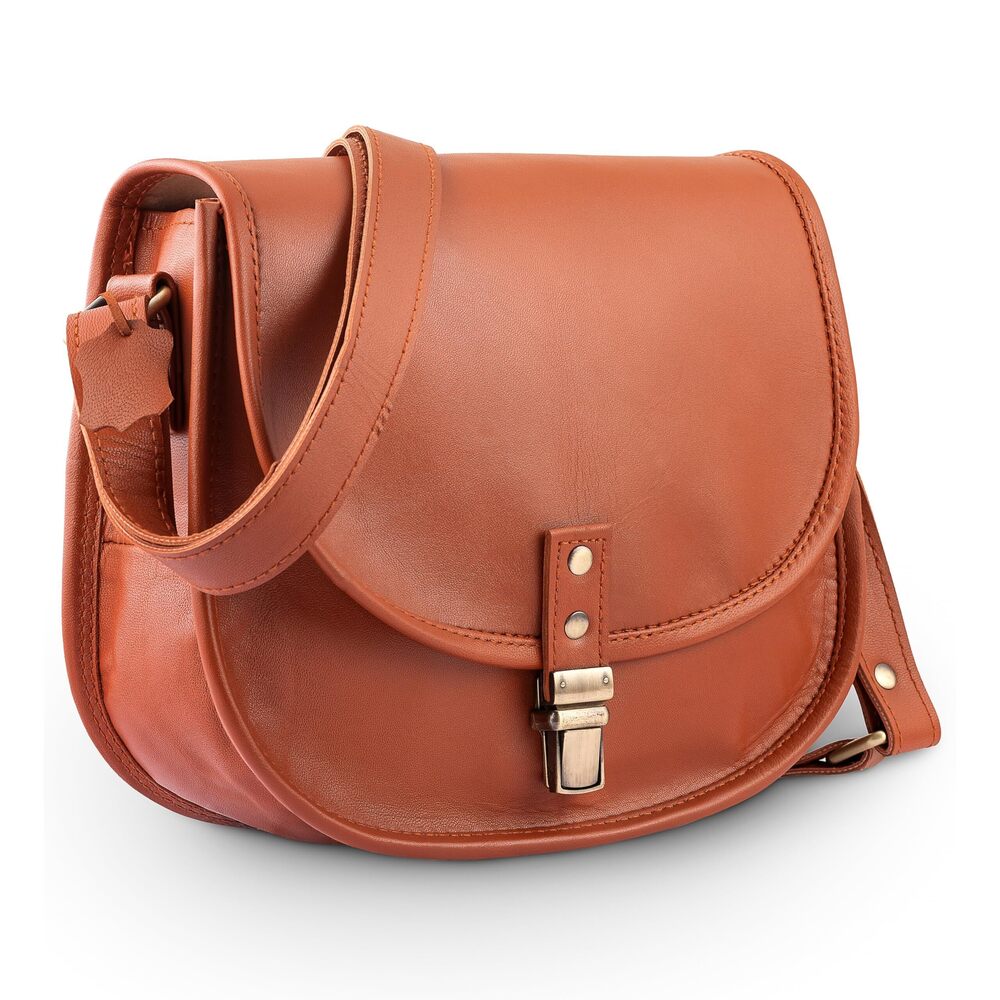 3199 Leather Shoulder Saddle Sling Crossbody Bags for Teen Girls & Young